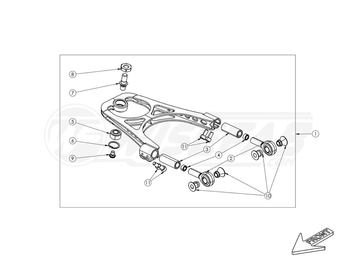 Wisefab Lexus IS200 / IS300 / JZX90 / JZX100 Drift Suspension kit.