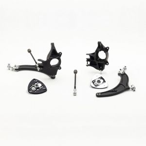 Wisefab Mitsubishi EVO 7 8 9 Front Suspension Drop Knuckle Kit - improved handling and performance.