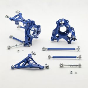 Get the edge you need with the high-performance Wisefab Infiniti G37 Rear Suspension Drop Knuckle Kit.