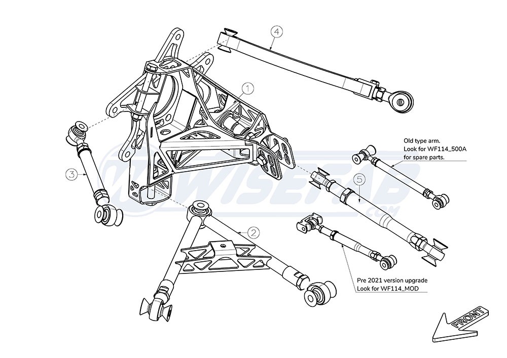 New S-Chassis Rear kit by Wisefab with EAL
