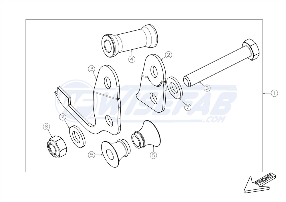 MOD kit for Wisefab GT86 rear suspension kit by Wisefab